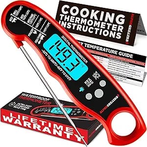Alpha Grillers Meat Thermometer Digital – Instant Read Food Thermometer