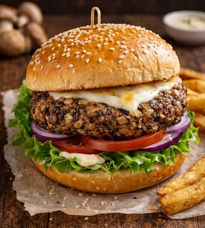 mushroom burger