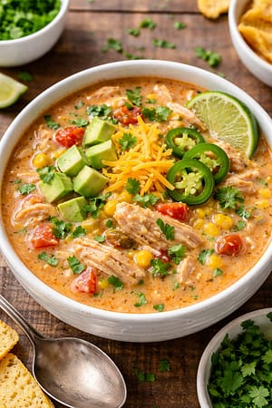 creamy chicken taco