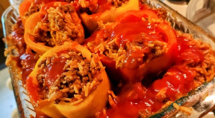 Diabetic-Friendly Stuffed Peppers with Lean Ground Beef and Brown Rice